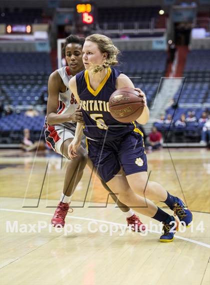 Thumbnail 1 in Georgetown Visitation Prep vs St. John's (DCSAA Final) photogallery.