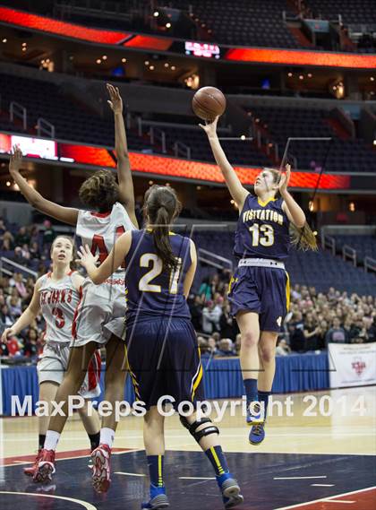 Thumbnail 3 in Georgetown Visitation Prep vs St. John's (DCSAA Final) photogallery.