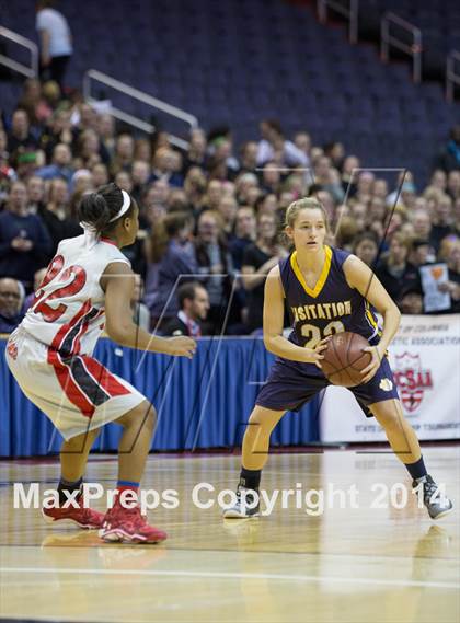 Thumbnail 2 in Georgetown Visitation Prep vs St. John's (DCSAA Final) photogallery.