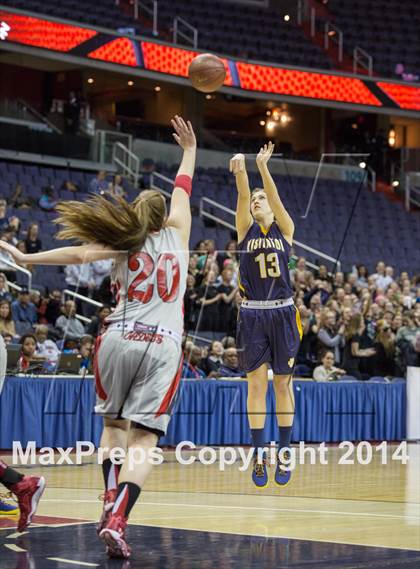 Thumbnail 1 in Georgetown Visitation Prep vs St. John's (DCSAA Final) photogallery.