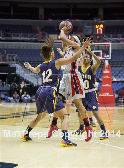 Thumbnail 3 in Georgetown Visitation Prep vs St. John's (DCSAA Final) photogallery.
