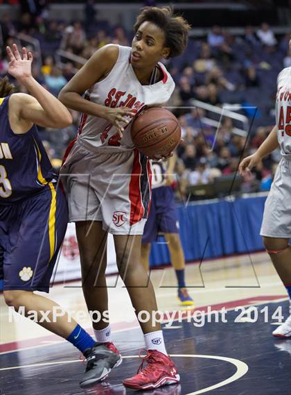 Thumbnail 3 in Georgetown Visitation Prep vs St. John's (DCSAA Final) photogallery.