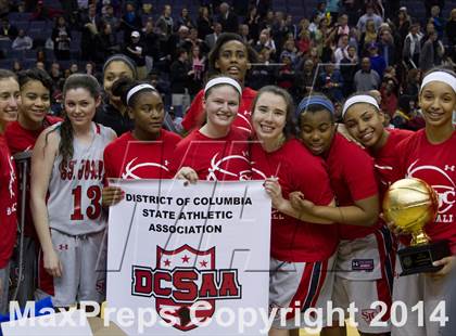 Thumbnail 3 in Georgetown Visitation Prep vs St. John's (DCSAA Final) photogallery.