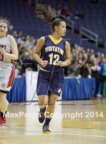 Thumbnail 2 in Georgetown Visitation Prep vs St. John's (DCSAA Final) photogallery.