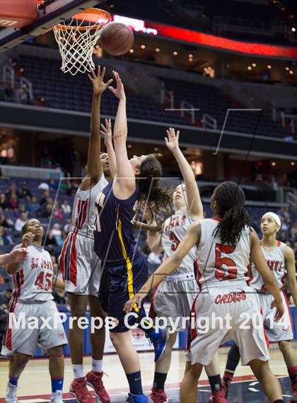 Thumbnail 2 in Georgetown Visitation Prep vs St. John's (DCSAA Final) photogallery.