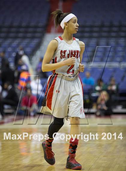 Thumbnail 3 in Georgetown Visitation Prep vs St. John's (DCSAA Final) photogallery.
