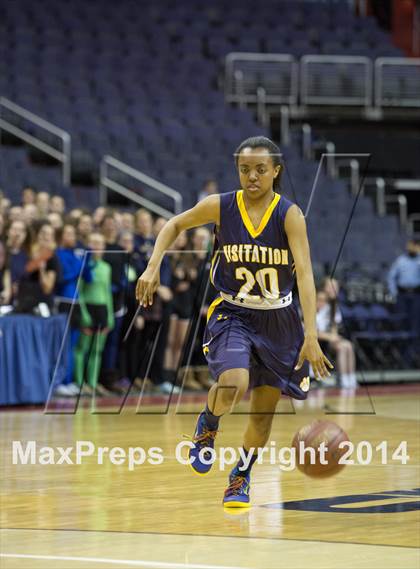 Thumbnail 2 in Georgetown Visitation Prep vs St. John's (DCSAA Final) photogallery.