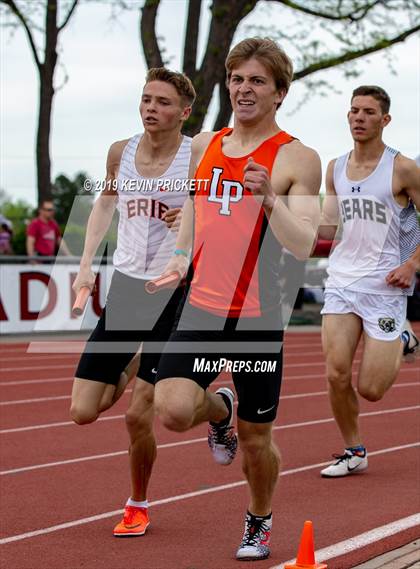Thumbnail 3 in CHSAA Track and Field 4A Championships (Boys 800 Meter Relay) photogallery.