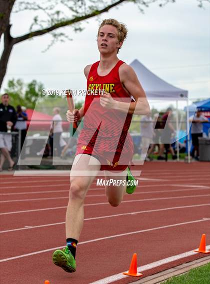 Thumbnail 2 in CHSAA Track and Field 4A Championships (Boys 800 Meter Relay) photogallery.