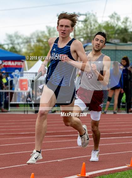 Thumbnail 3 in CHSAA Track and Field 4A Championships (Boys 800 Meter Relay) photogallery.