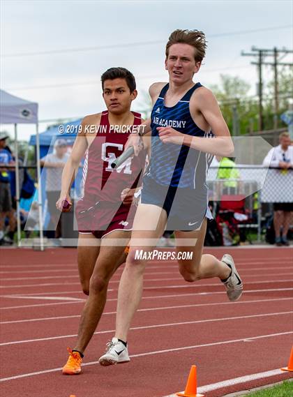 Thumbnail 2 in CHSAA Track and Field 4A Championships (Boys 800 Meter Relay) photogallery.