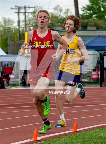 Thumbnail 1 in CHSAA Track and Field 4A Championships (Boys 800 Meter Relay) photogallery.
