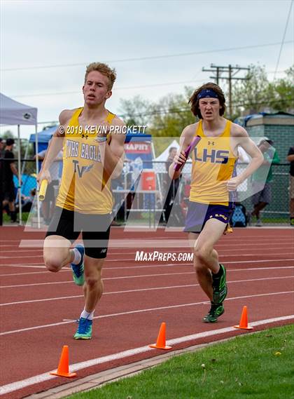 Thumbnail 3 in CHSAA Track and Field 4A Championships (Boys 800 Meter Relay) photogallery.