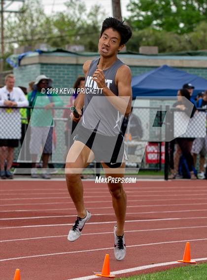 Thumbnail 3 in CHSAA Track and Field 4A Championships (Boys 800 Meter Relay) photogallery.
