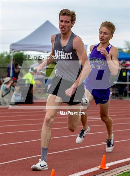 Thumbnail 3 in CHSAA Track and Field 4A Championships (Boys 800 Meter Relay) photogallery.