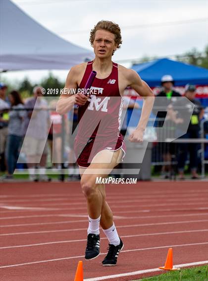 Thumbnail 2 in CHSAA Track and Field 4A Championships (Boys 800 Meter Relay) photogallery.