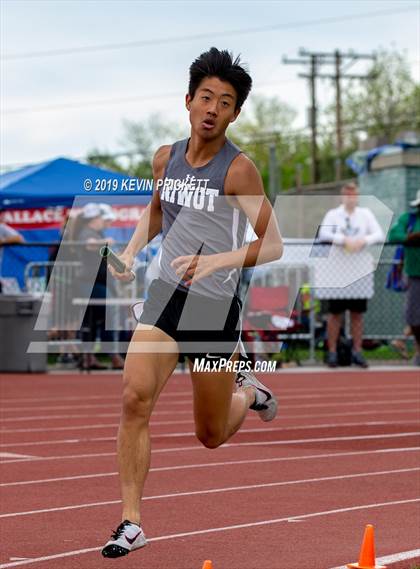 Thumbnail 3 in CHSAA Track and Field 4A Championships (Boys 800 Meter Relay) photogallery.