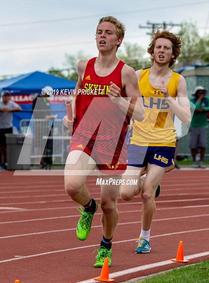 Thumbnail 2 in CHSAA Track and Field 4A Championships (Boys 800 Meter Relay) photogallery.