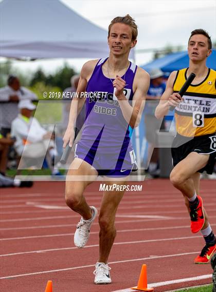 Thumbnail 2 in CHSAA Track and Field 4A Championships (Boys 800 Meter Relay) photogallery.