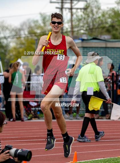 Thumbnail 3 in CHSAA Track and Field 4A Championships (Boys 800 Meter Relay) photogallery.