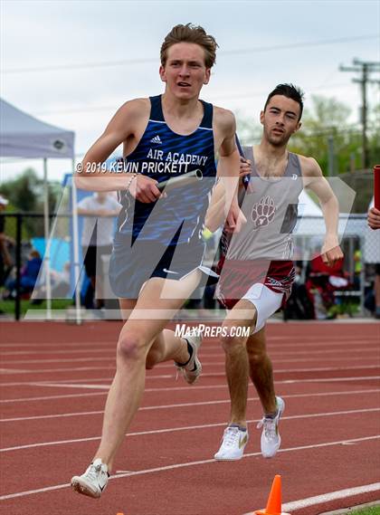 Thumbnail 2 in CHSAA Track and Field 4A Championships (Boys 800 Meter Relay) photogallery.