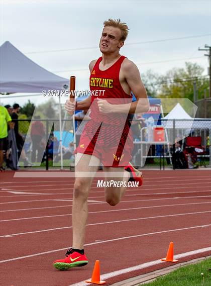 Thumbnail 2 in CHSAA Track and Field 4A Championships (Boys 800 Meter Relay) photogallery.