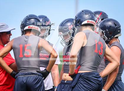 Thumbnail 1 in Collierville vs Lewisburg (U of Memphis 7v7) photogallery.