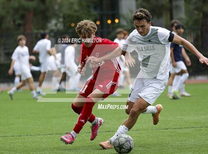 Thumbnail 1 in De La Salle vs Orange Lutheran (SoCal College Showcase) photogallery.