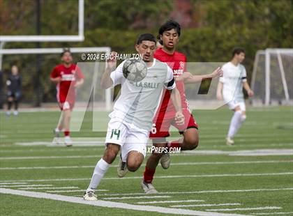 Thumbnail 2 in De La Salle vs Orange Lutheran (SoCal College Showcase) photogallery.