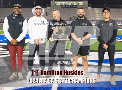 Thumbnail 3 in Hamilton vs Red Mountain (AIA 6A Division Final - Awards)  photogallery.