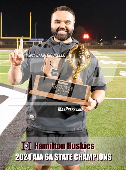 Thumbnail 3 in Hamilton vs Red Mountain (AIA 6A Division Final - Awards)  photogallery.