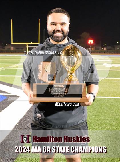 Thumbnail 1 in Hamilton vs Red Mountain (AIA 6A Division Final - Awards)  photogallery.