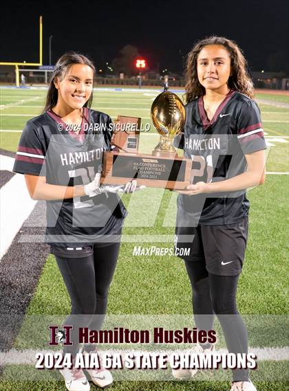 Thumbnail 1 in Hamilton vs Red Mountain (AIA 6A Division Final - Awards)  photogallery.