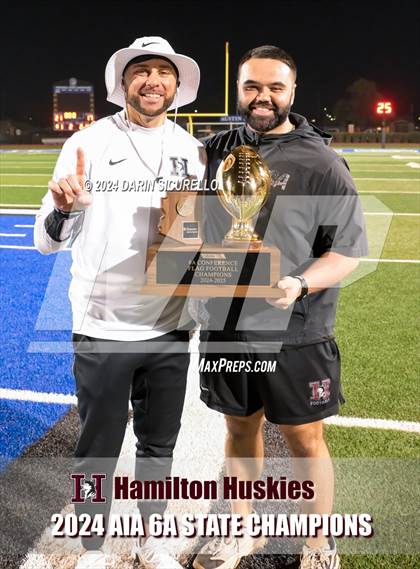Thumbnail 2 in Hamilton vs Red Mountain (AIA 6A Division Final - Awards)  photogallery.