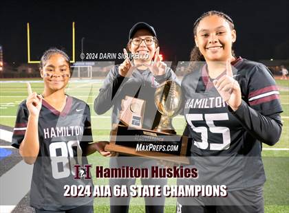 Thumbnail 2 in Hamilton vs Red Mountain (AIA 6A Division Final - Awards)  photogallery.