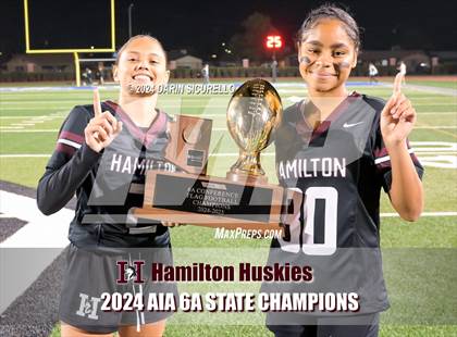Thumbnail 1 in Hamilton vs Red Mountain (AIA 6A Division Final - Awards)  photogallery.