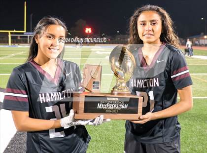 Thumbnail 2 in Hamilton vs Red Mountain (AIA 6A Division Final - Awards)  photogallery.