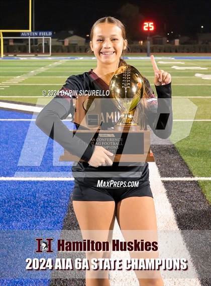 Thumbnail 2 in Hamilton vs Red Mountain (AIA 6A Division Final - Awards)  photogallery.