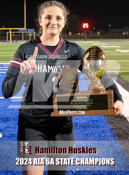 Thumbnail 1 in Hamilton vs Red Mountain (AIA 6A Division Final - Awards)  photogallery.