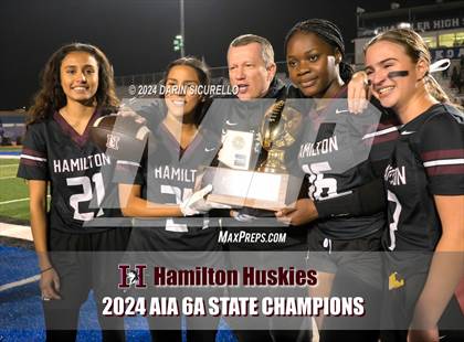 Thumbnail 1 in Hamilton vs Red Mountain (AIA 6A Division Final - Awards)  photogallery.