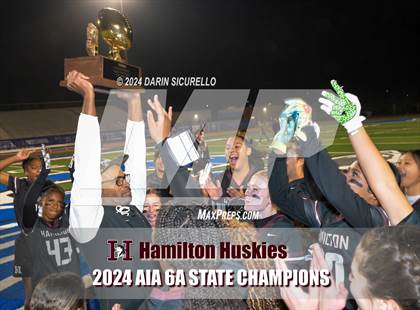 Thumbnail 2 in Hamilton vs Red Mountain (AIA 6A Division Final - Awards)  photogallery.