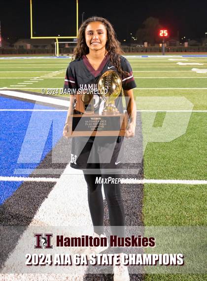 Thumbnail 2 in Hamilton vs Red Mountain (AIA 6A Division Final - Awards)  photogallery.