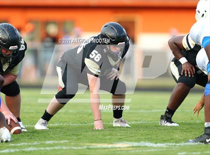 Thumbnail 3 in St. Pauls vs  Gray's Creek (Cumberland County Schools Football Jamboree 2021) photogallery.