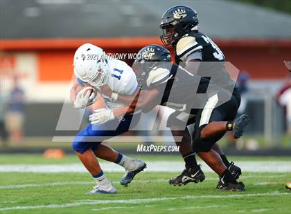 Thumbnail 2 in St. Pauls vs  Gray's Creek (Cumberland County Schools Football Jamboree 2021) photogallery.