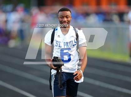 Thumbnail 3 in St. Pauls vs  Gray's Creek (Cumberland County Schools Football Jamboree 2021) photogallery.