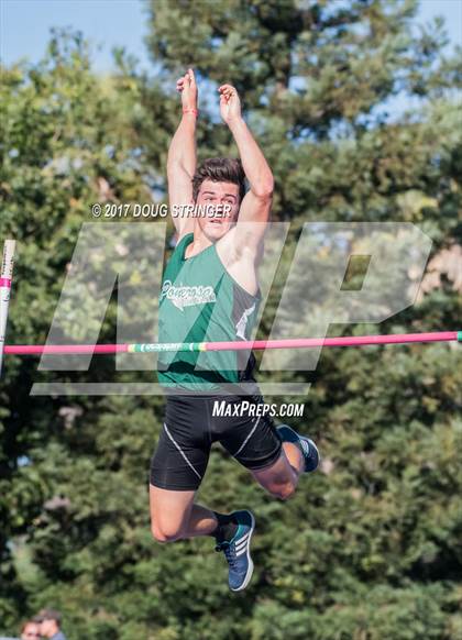Thumbnail 1 in CIF State Track and Field Championships (Boys High Jump_Pole Vault Finals) photogallery.