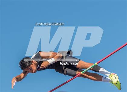 Thumbnail 2 in CIF State Track and Field Championships (Boys High Jump_Pole Vault Finals) photogallery.