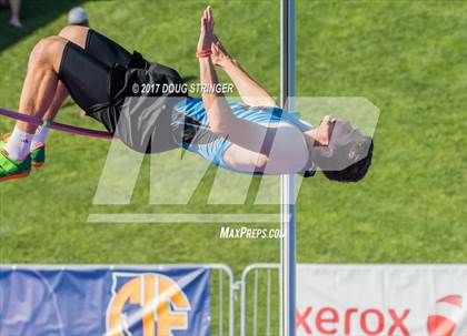 Thumbnail 1 in CIF State Track and Field Championships (Boys High Jump_Pole Vault Finals) photogallery.