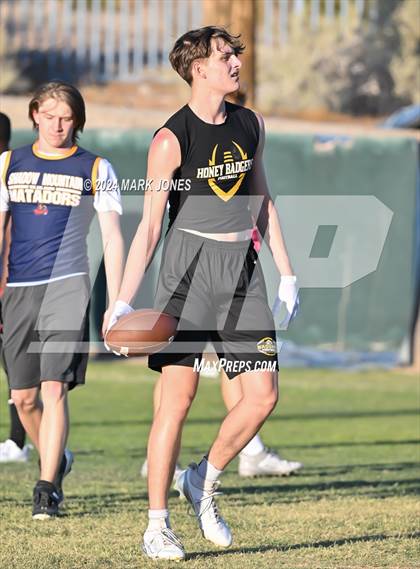 Thumbnail 1 in Highland Prep vs. Shadow Mountain (O'Connor 7 on 7 -  Saturday Night Lights) photogallery.