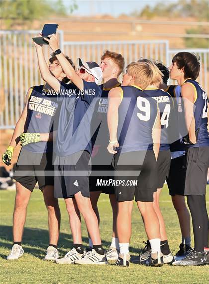 Thumbnail 1 in Highland Prep vs. Shadow Mountain (O'Connor 7 on 7 -  Saturday Night Lights) photogallery.